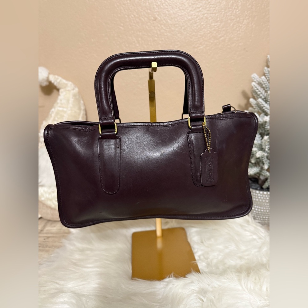 Vintage Coach Slim Satchel leather bag - Picture 4 of 12